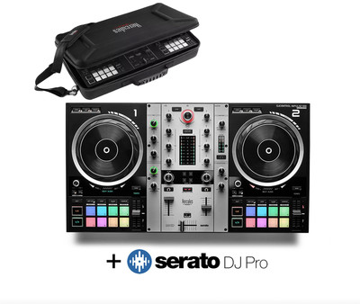 Hercules DJ Control Inpulse 500 (silber) Serato Pro Edition inkl. Case