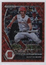 2021 Panini Prizm Draft Picks Red Velocity Prizm Austin Murr #PDP165 1cy5