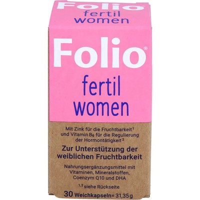 FOLIO fertil women Weichkapseln 30 St PZN 18671404