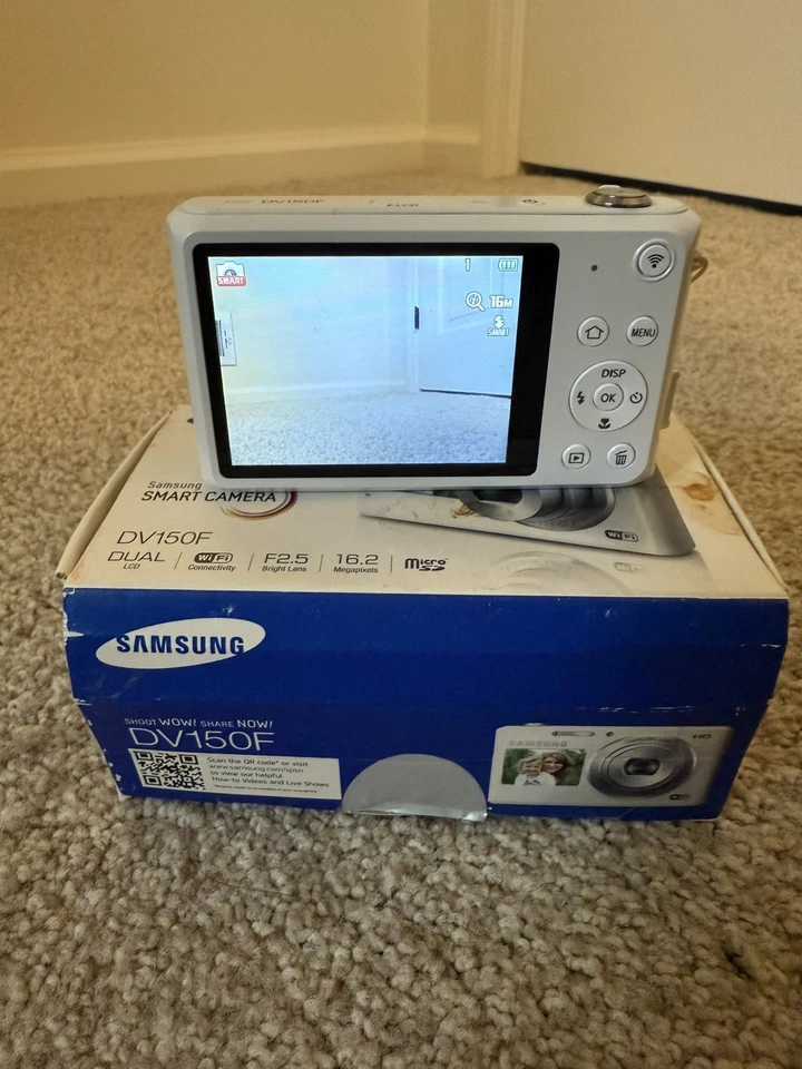 Samsung DV150F Digital Camera 16.2MP 5x optical zoom Dual LCD Screen smart wifi - Image 2 of 4