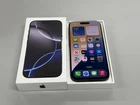 Apple iPhone 16 Pro 128GB Black Titanium Fully Unlocked Open Box 100% Battery