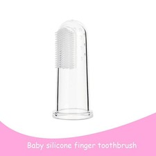 Silicone Soft Finger Toothbrush Teeth Rubber Clean Massage Brush For Baby Infant