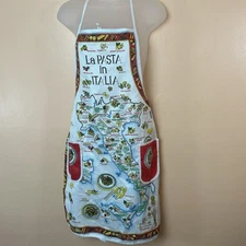 Italian Pasta Kitchen Apron Pasta Lover Gift Italy Cooking Apron Italian Chef...