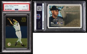 1996 Topps Chrome Derek Jeter #80 PSA 8 HOF