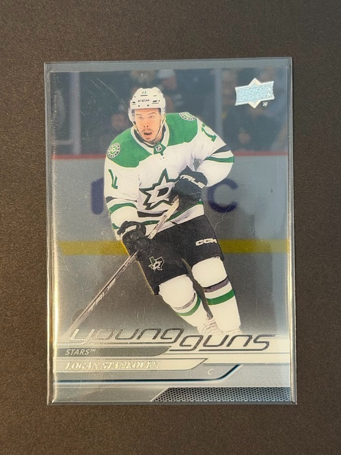 Logan Stankoven 2024-25 Upper Deck Young Guns Clear Cut Parallel Rookie # 244