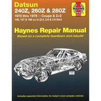 Datsun 240Z 260Z 280Z Coupe 1970-1978 USA US Repair Manual Haynes