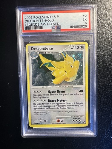 Dragonite graded PSA 5 for sale on eBay