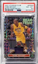2007-08 Topps Stadium Club Beam Team Relics #BTR-KB Kobe Bryant PSA 8.5 NM-MT+!