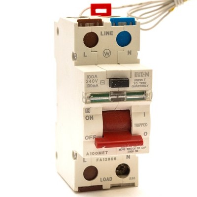 MEM RCD 100 AMP 100A 100MA DOPPELPOLIG 100A ZEITVERZÖGERUNG RCCB MEMERA 2000 A100MET