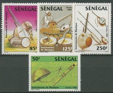 Senegal 1985 Musical Instruments Flute Drums 844/47 MNH