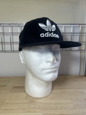 adidas Originals Trefoil Snapback Hat   Black/White
