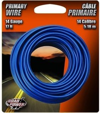 Coleman Cable 14-1-12 14-Gauge 17-Foot Automotive Copper Wire, Blue