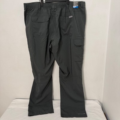 Columbia Silver Ridge Utility Pants Mens 46x32 Gray Hiking Cargo Omni Shade NWT