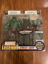 NEW Toybiz Marvel Legends Face Off Arch Enemies The Hulk Vs The Leader