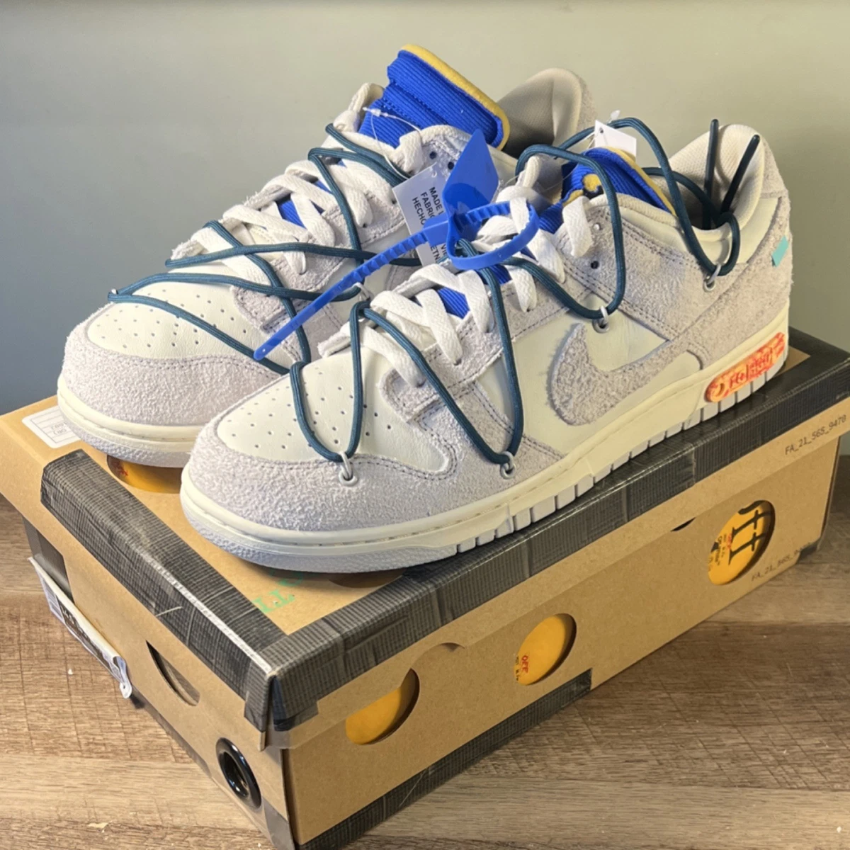 Nike Off-White x Dunk Low Lot 16 of 50 - огромный выбор по лучшим