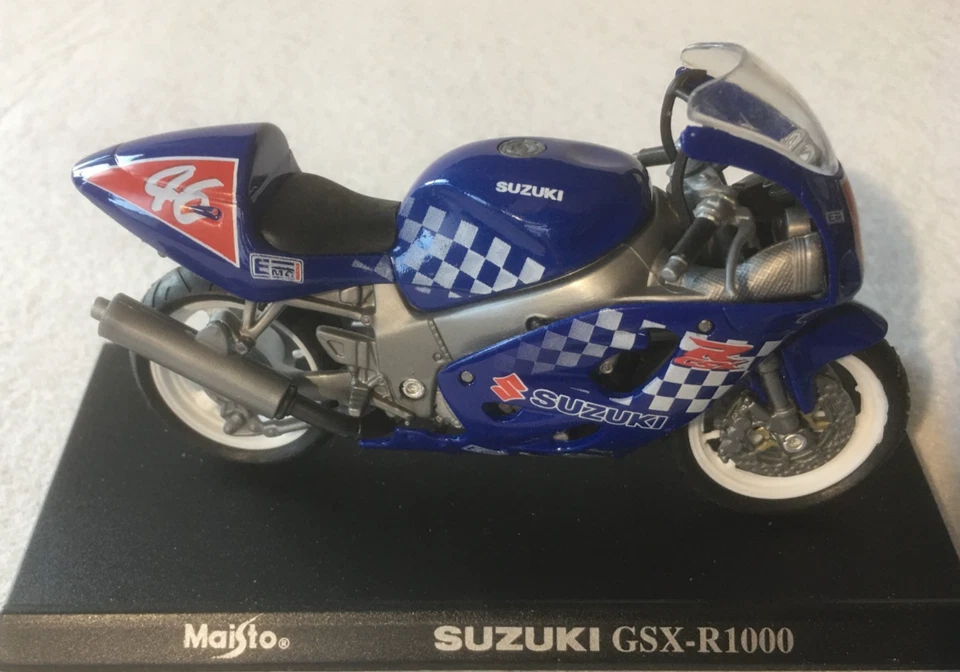 Motorrad Modelle 1:18  - SUZUKI GSX-R 1000 Racing Bike - Blisterverp. - MAISTO - Bild 1 von 4