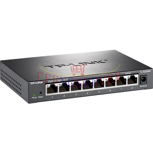 1PCS New TP-Link TL-SG2008D 8-Port 1000Mbps Gigabit Ethernet Smart Switch - Picture 3 of 4