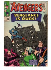 AVENGERS #20 (1965) - GRADE 3.0 - THE SWORDSMAN AND MANDARIN FIGHT TOGETHER!