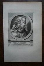 LOUIS DE GRENADE . DOMINICAN .PORTRAIT. ORIGINAL ENGRAVING. 1760