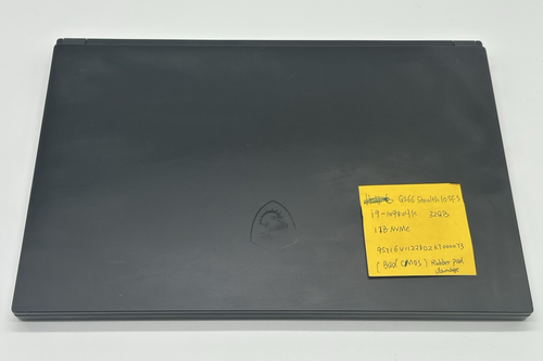 MSI GS66 Stealth 10SFS (Intel Core i9-10980HK, 1TB NVMe, 32GB RAM)-No AC/OS