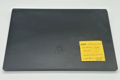 MSI GS66 Stealth 10SFS (Intel Core i9-10980HK, 1TB NVMe, 32GB RAM)-No AC/OS