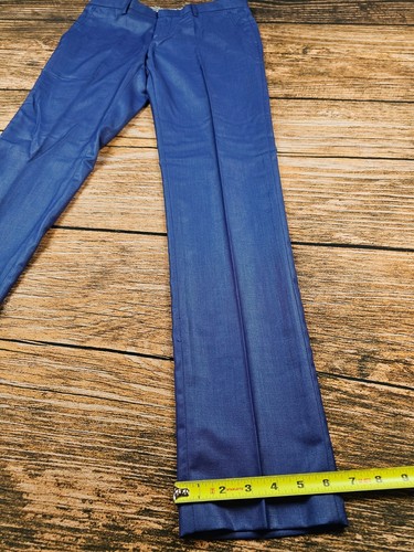 Neu ohne Etikett Elie Balleh Milano Italien stilvolle Skinny-Hose für Herren 34 x 34 blau leicht  - Bild 9 von 9