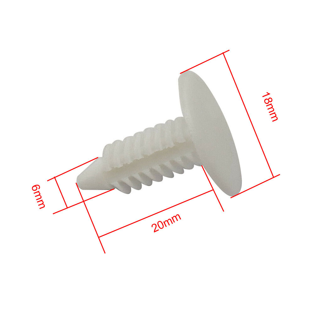 4Pcs 67mm Hole Car Auto Bumper Plugs Fastener Front License Plate