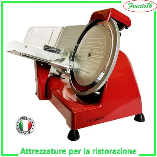 Affettatrice Elettrica Special Edition 25 RGV Lama 250 mm Rossa 140W + Borraccia - Foto 7 di 12