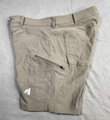 Eddie Bauer First Ascent Hiking Shorts Gray Stretch Lightweight Men’s Size 38