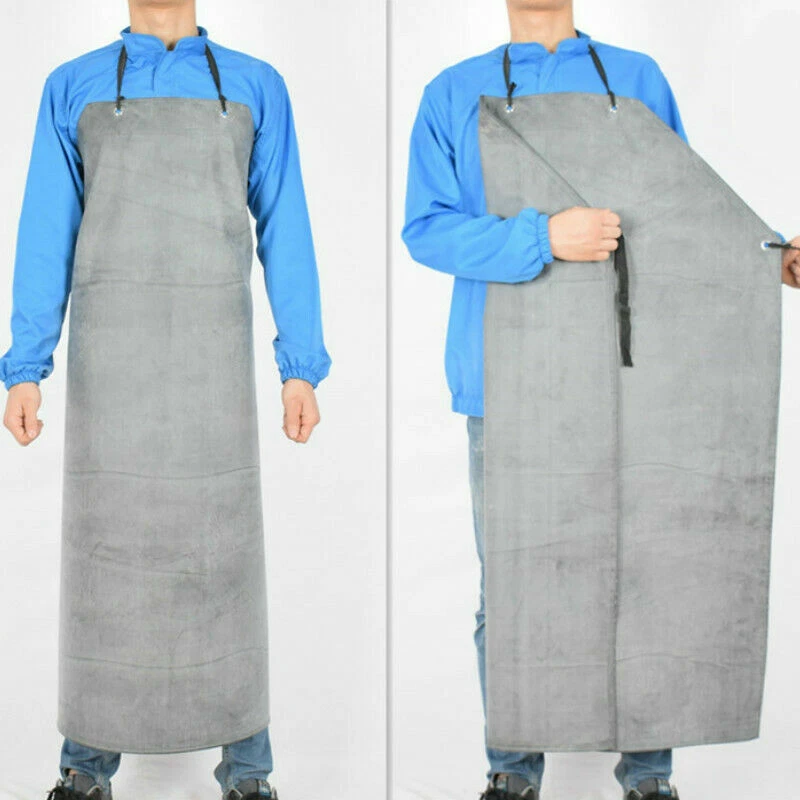 Heavy Duty Rubber Apron Factory Kitchen Butcher Overall Pinafore Waterproof  Work | eBay