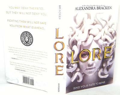 ''LORE'' Bind your fate to mine by Alexandra Bracken HC VG+ 1ST 'FLAT SIGNED'