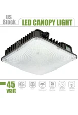 Parmida LED Technology Canopy Light 45W 5,200Lm 200W Replace,5000k 100-277v 1pk