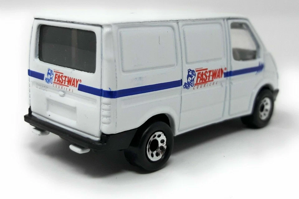 Matchbox Superfast MB Ford Transit Fastway Couriers white China - Image 2 of 2
