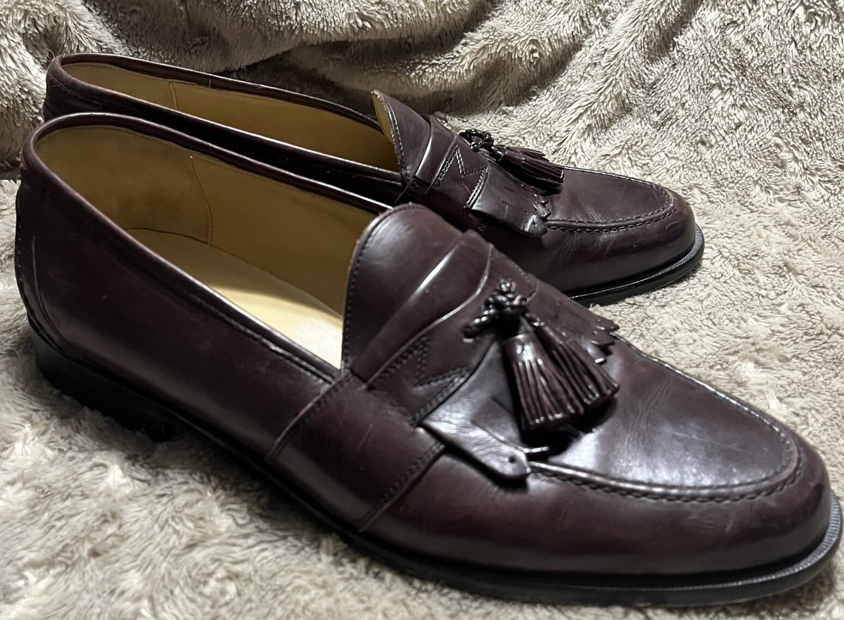 Johnston & Murphy Hayes Tassel Sheepskin Loafers Sz 11 1/2M Men main image 4