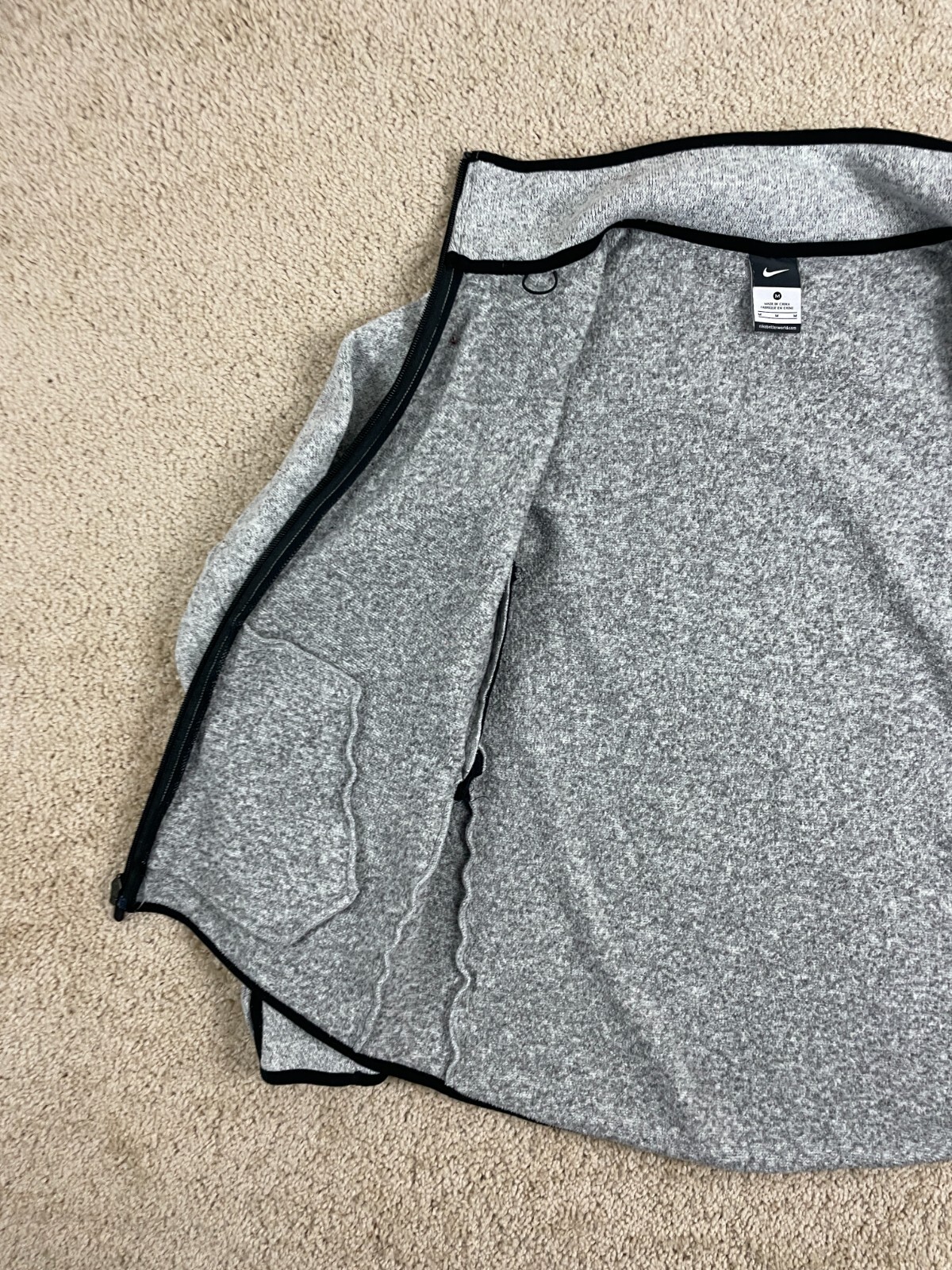 Nike Basic Jacket Mens Medium Full Zip Collared T… - image 6