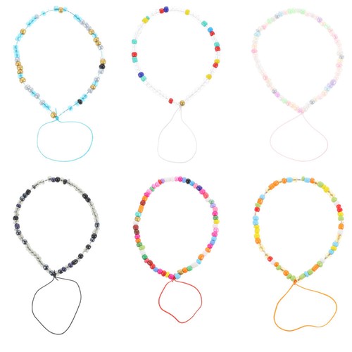6 Pcs Beaded Phone Lanyard Phone Bracelet Lanyard Beaded Phone Chain - 第 1/12 張圖片