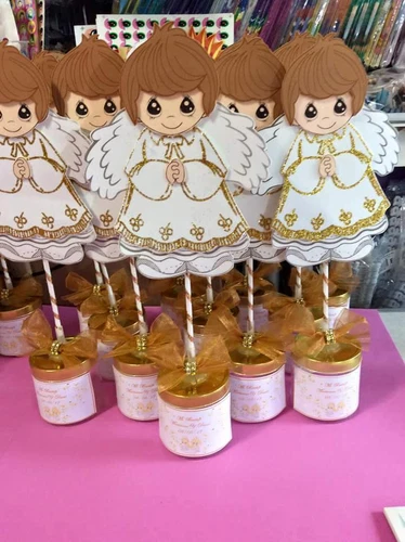 decoration party'12 centros de mesa bautizo