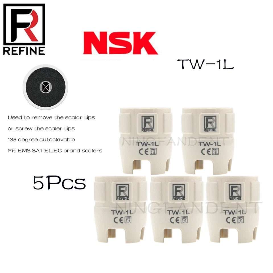 NSK Refine Dental Ultrasónico Puntas Llave dinamométrica para EMS KAVO SonicFlex Foto 4 de 4