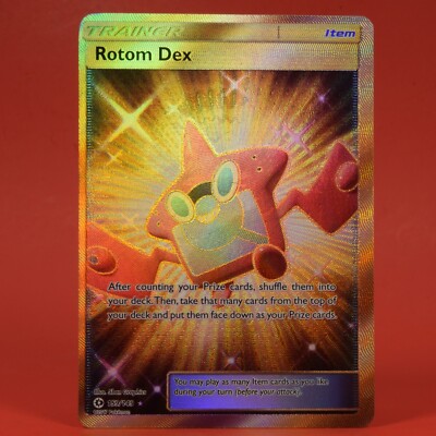 Pokemon TCG English Card Sun & Moon Rotom Dex 159/149 Secret Rare | eBay Pokemon TCG English Card Sun & Moon Rotom Dex 159/149 Secret Rare | eBay