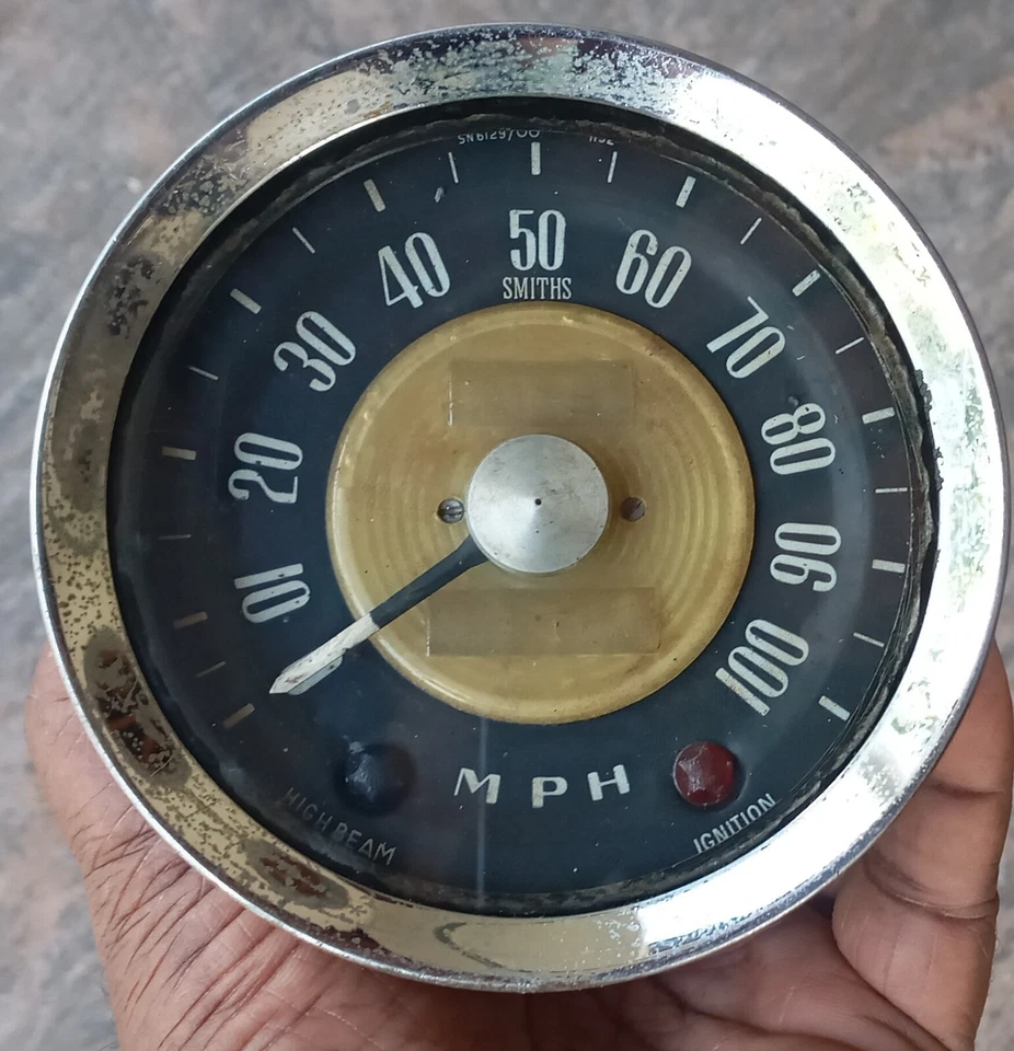 奥斯汀 A55 A60 莫里斯牛津 SMITHS SPEEDO 速度计 ODOMETER — 第 3/4 张图片