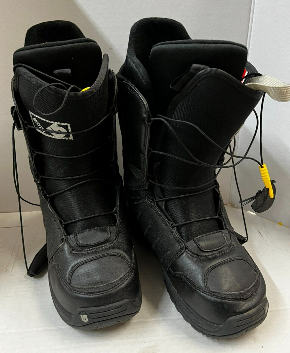 BURTON Moto Imprint 1 Snowboard Boots Men's Size 7.5 Black BURTON Moto Imprint 1 Snowboard Boots Men's Size 7.5 Black
