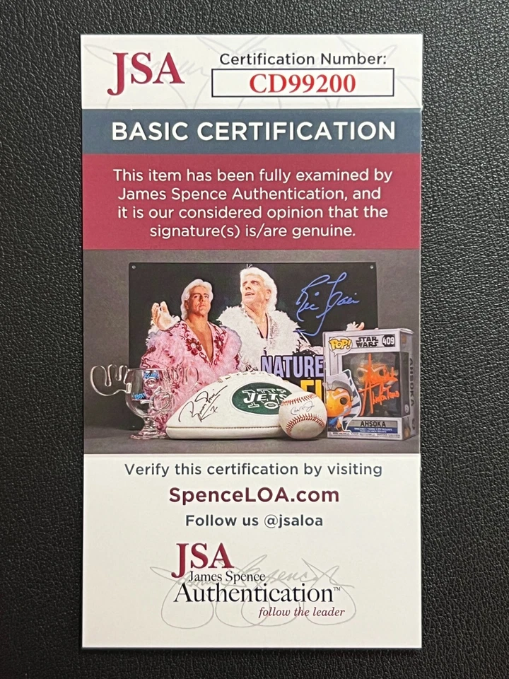 Warren Spahn & Bob Feller Signed 1948 WS Reunion JSA Braves Vs. Indians HOFers! - Image 4 of 4