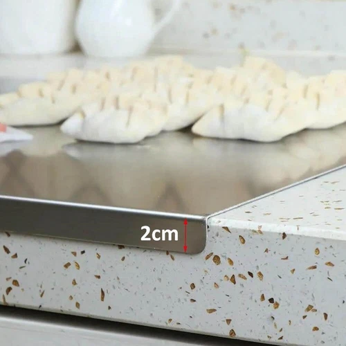 50/60/70/80cm Stainless Steel Cutting Chopping Pastry Board Bench Protector - Picture 7 of 18