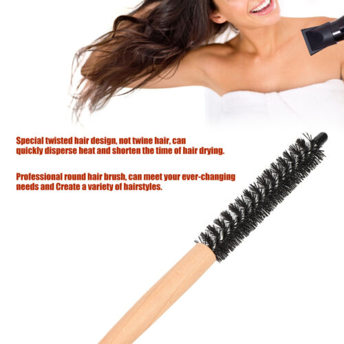 Small Round Hair Brush Comb With Nylon Bristle For Thin Short Hair Styling CUT - Picture 8 of 12