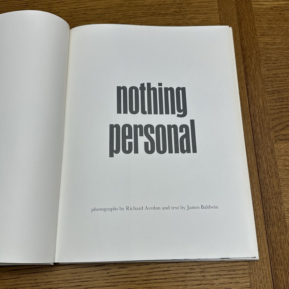 Nothing Personal Photographs By Richard Avedon Text By James Nothing Personal Photographs By Richard Avedon Text By James