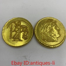 Ancient Ancient Roman Coins Pure Handmade Double Sided Dancer Roman Coin