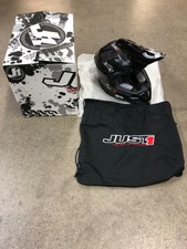 JUST1 J12 SOLID CARBON HELMET BLACK EXTRA SMA...
