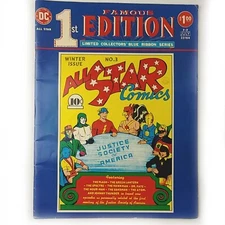 DC 1975 Famous 1st Edition Vol 2 No. F-7 June/July 64 Pages 10 x 13 JSA