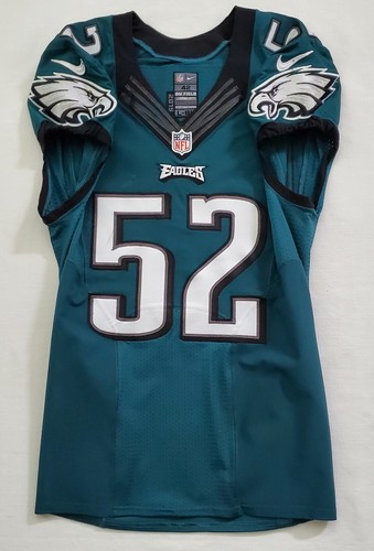#52 Brad Jones of Philadelphia Eagles Game-Issued & Lightly Worn Jersey - 78898 - Picture 10 of 10