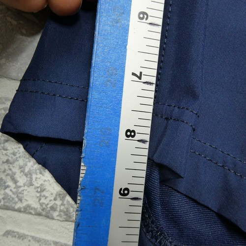 Tasc Shorts Mens Size 2XL Blue Organic Cotton Bamboo Zip Pocket Lightweight - Picture 8 of 8